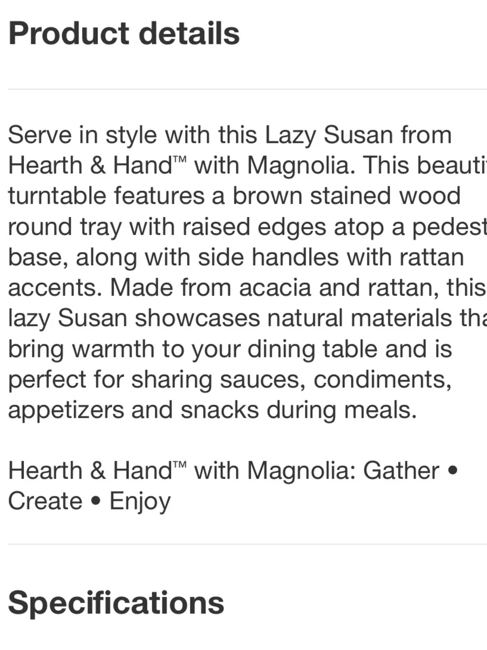 Hearth & Hand new details